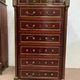 Semainier in trompe l'oeil Safe furniture of Napoleon III style Mahogany XX century