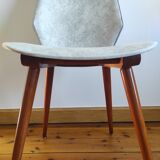 Set of 4 BAUMANN chairs from the 60s (model 840, Max Bill)