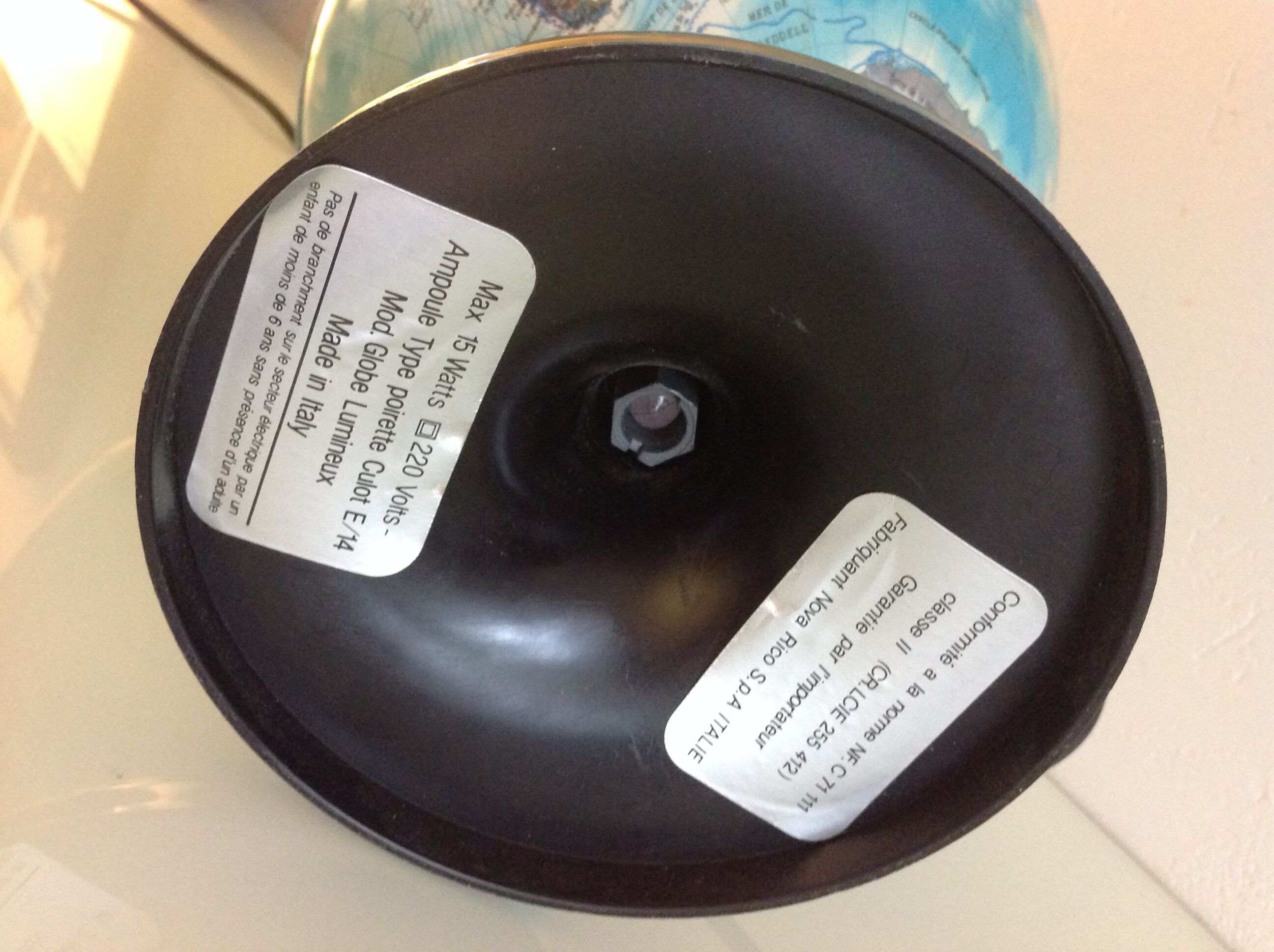 Light globe nova rico vintage 70s