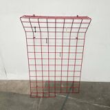 Red rope coat rack, modern German mid-century, 1960s.