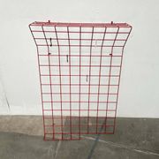 Red rope coat rack, modern German mid-century, 1960s.