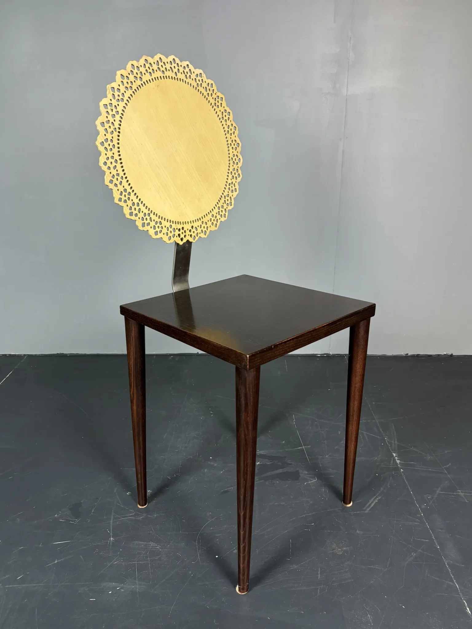 Sculptural Italian Tatlim side chair dining chair by Marco Mencacci 1990s