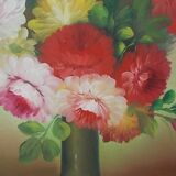 Large painting bouquet of flowers 91.5 x 60.5