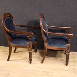 Pair of 19th century French armchairs