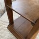 19th-century oak console table