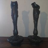 Pair of art nouveau vases "Elsie Ward Hering".