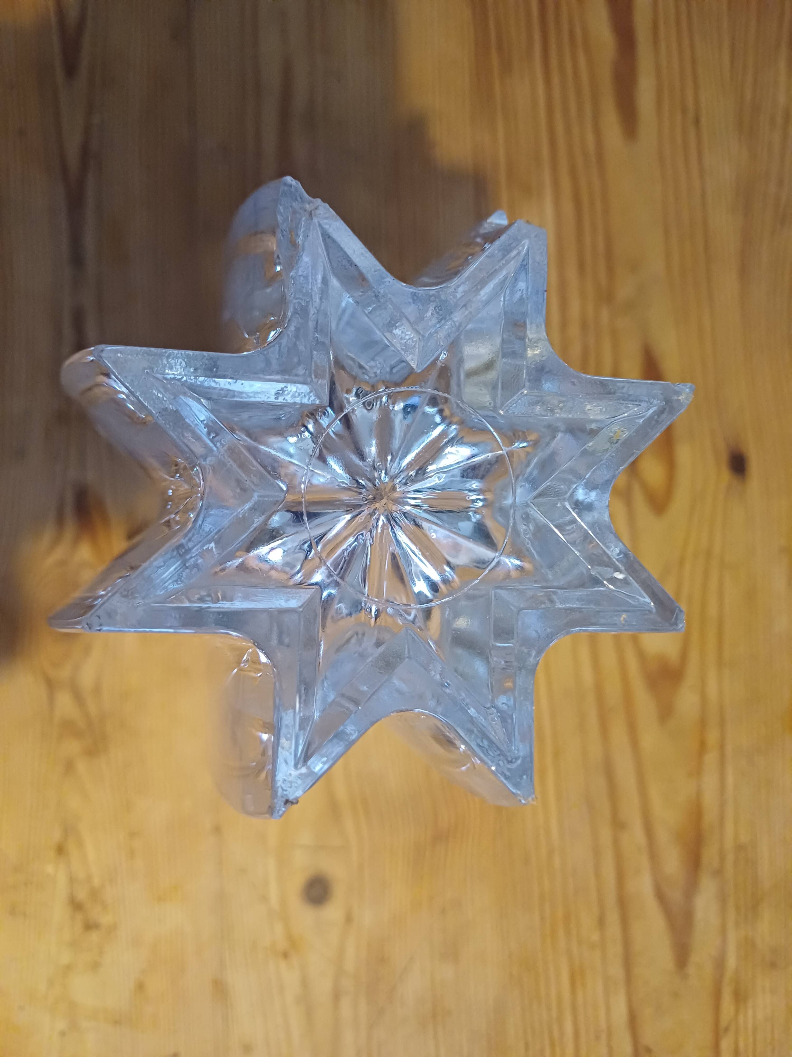 Art deco crystal vase