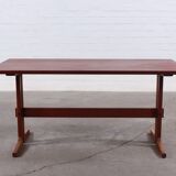 Table basse vintage en teck danois milieu du siècle 50er 60er