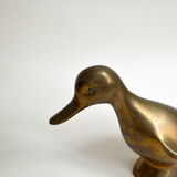 Canard vintage en laiton