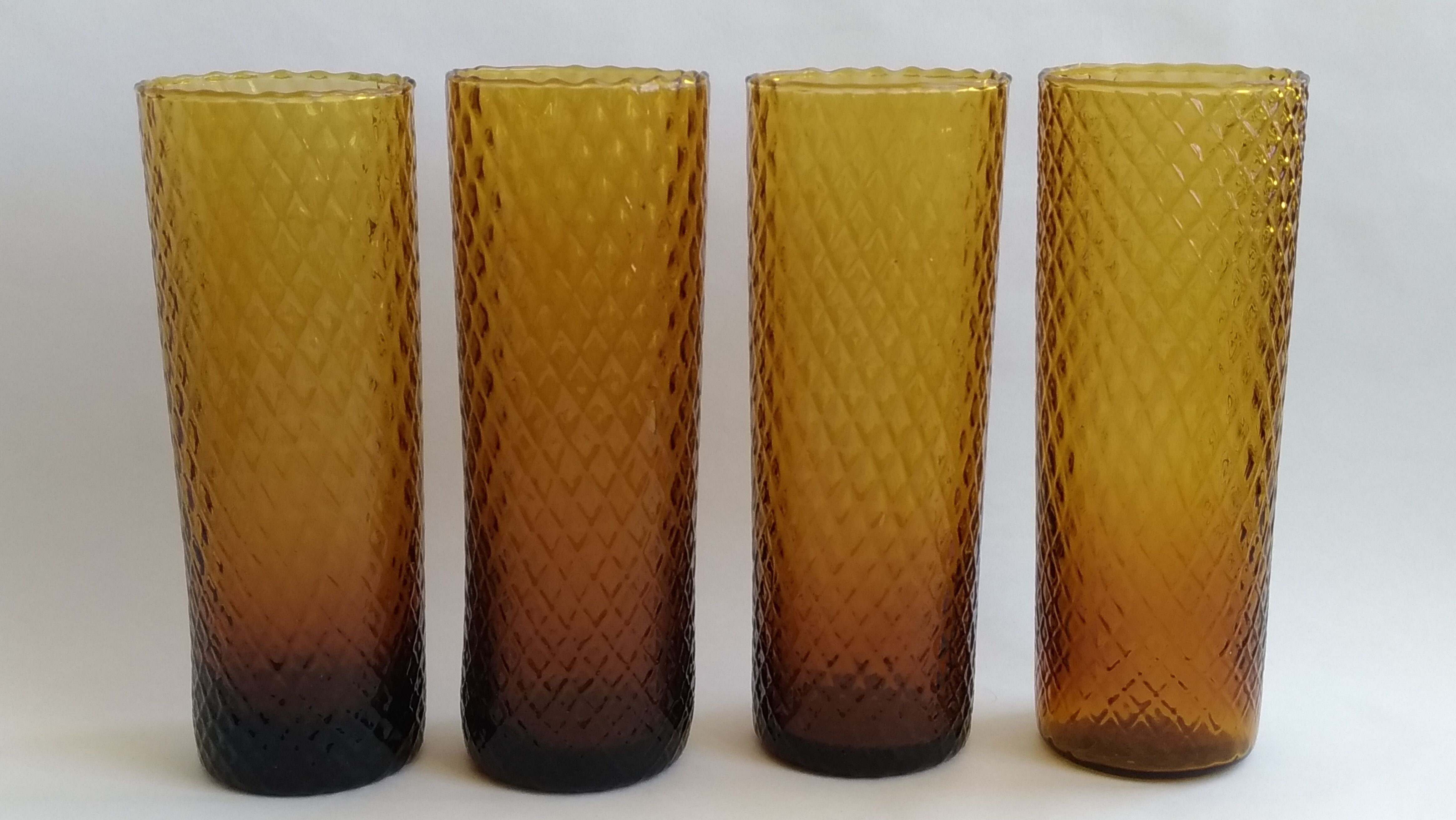 Ht 16cm orange ade glasses - Ice bucket