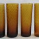 Ht 16cm orange ade glasses - Ice bucket