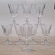 Set 8 grands verres vin cristal Baccarat Lauzun