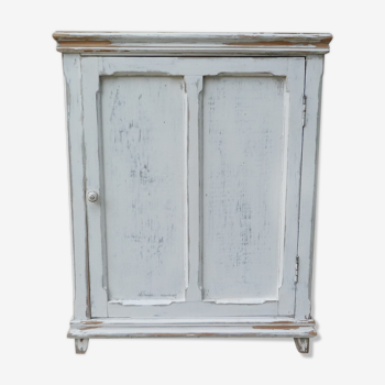 Medicine cabinet or weathered toilet cabinet