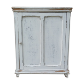 Medicine cabinet or weathered toilet cabinet