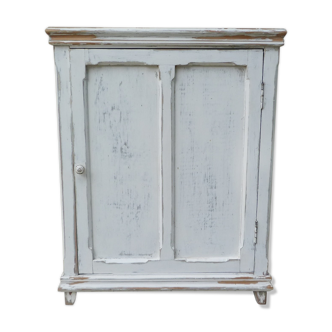 Medicine cabinet or weathered toilet cabinet
