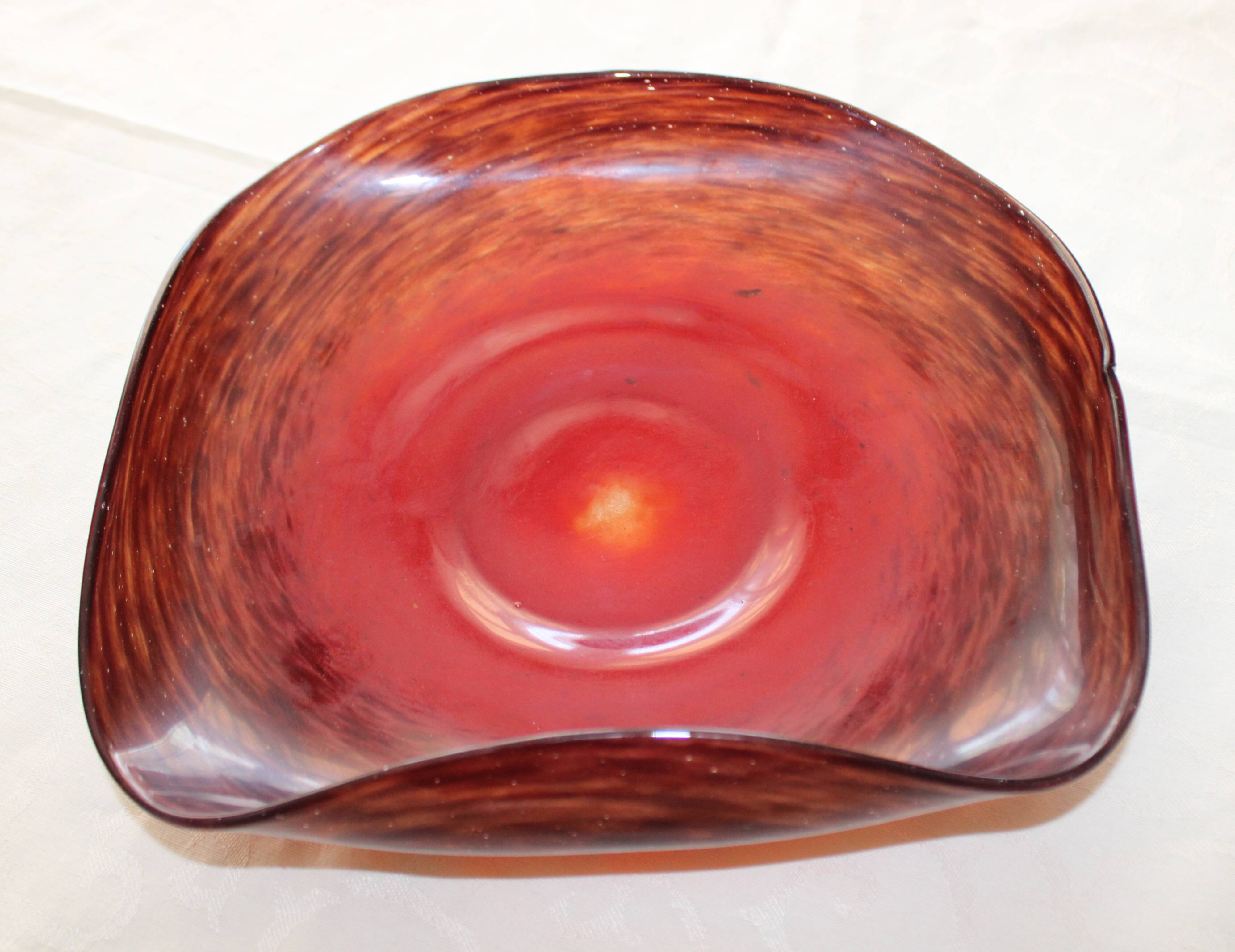 Fruit plate signed Schneider