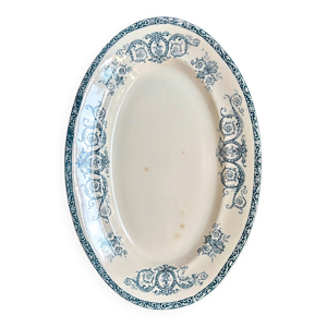 Plat ovale Léon Graves