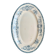 Oval plate Léon Graves in ironstone, "Marie-Louise" service.