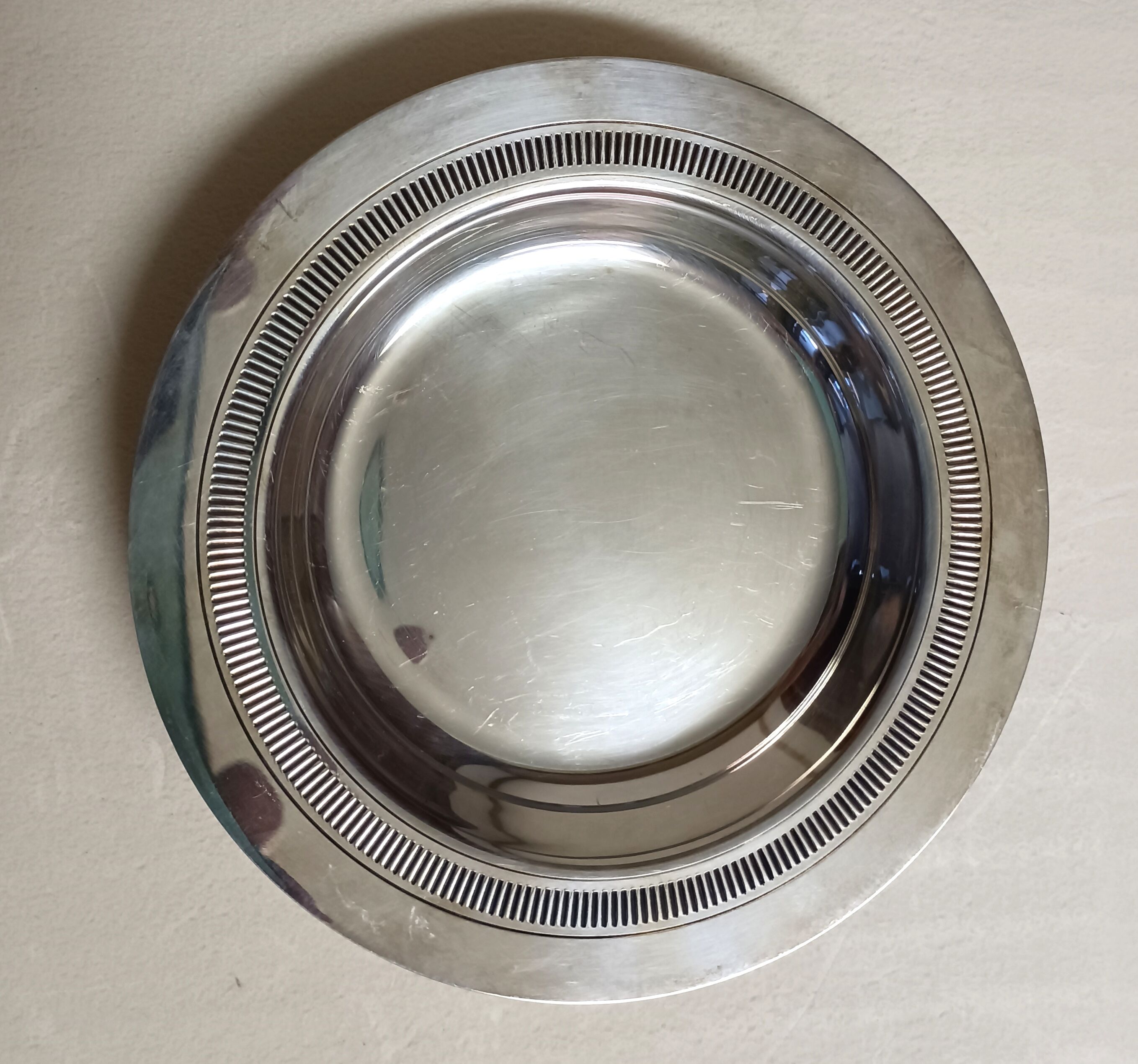 Silver metal bottle underwear Ercuis