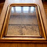 Antique Louis-Philippe mirror "Philomène" gold leaf
