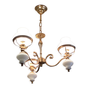 Lustre laiton vintage 3 branches
