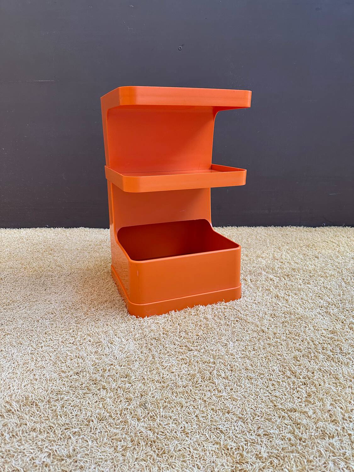 Prisunic Flair model plastic bedside table