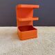 Plastic bedside table model Flair by Prisunic