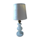 Bedside desk lamp base alabaster lampshade pearl