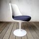 4 Knoll International tulip chairs by Eero saarinen