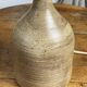 Stoneware lamp, wool lampshade
