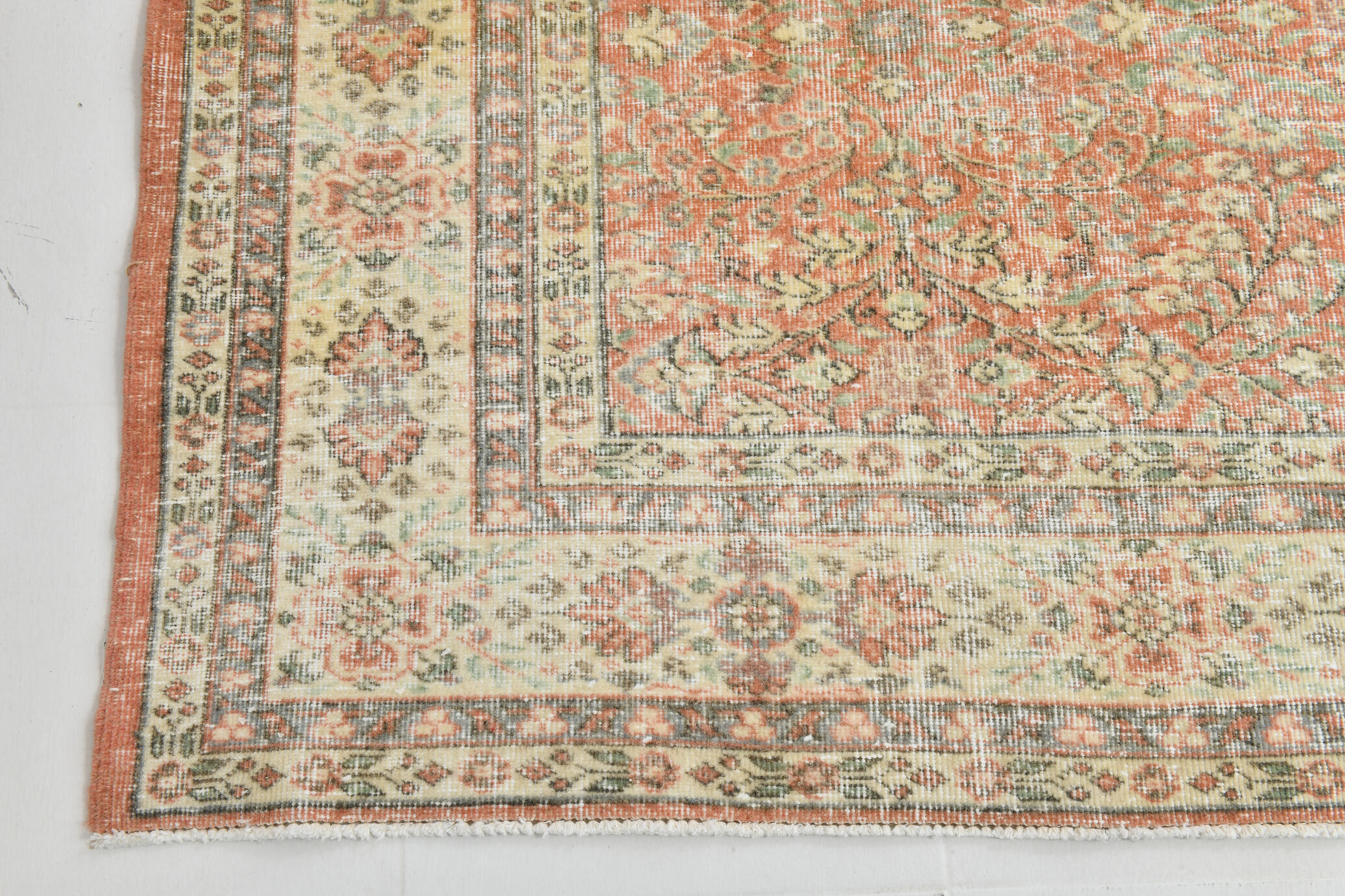 10x13 peach red oversized persian rug, 290x388cm