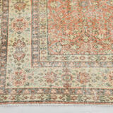 10x13 peach red oversized persian rug, 290x388cm