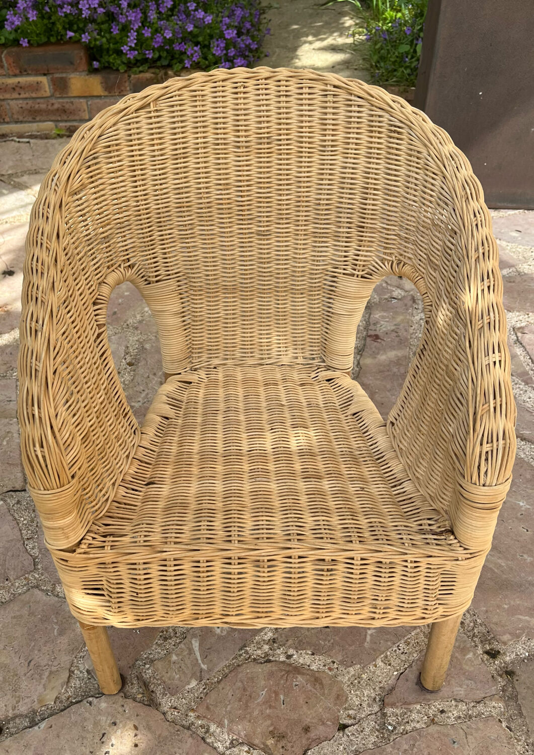 Wicker children's chair