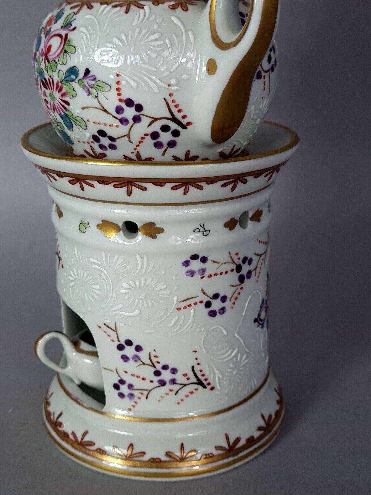 Paris porcelain herbal tea maker from Samsom circa 1900 complete SB203