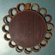 Mirror rattan 22x22cm