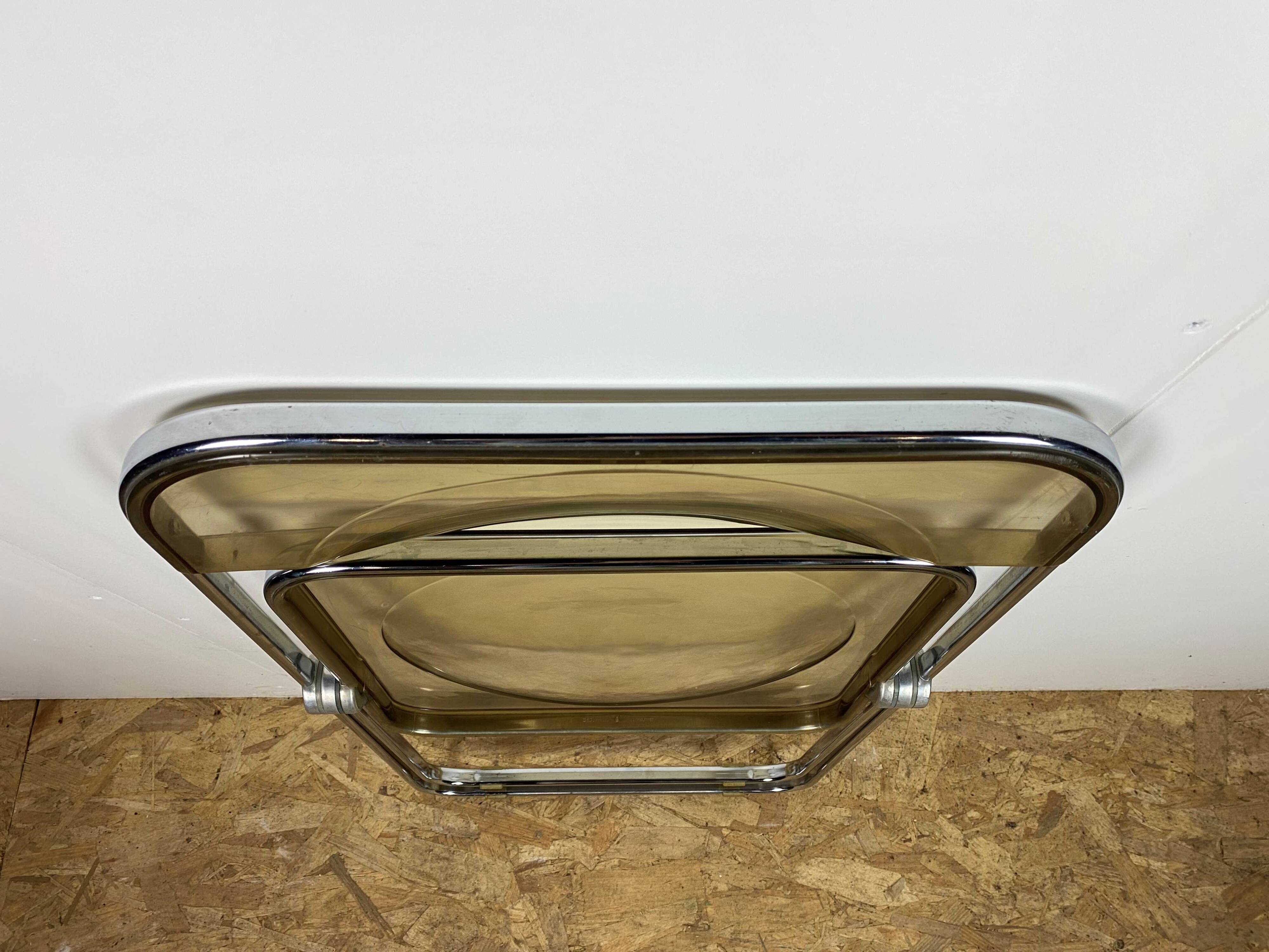 A folding chair model Plia by Giancarlo Piretti for Castelli vintage year 70