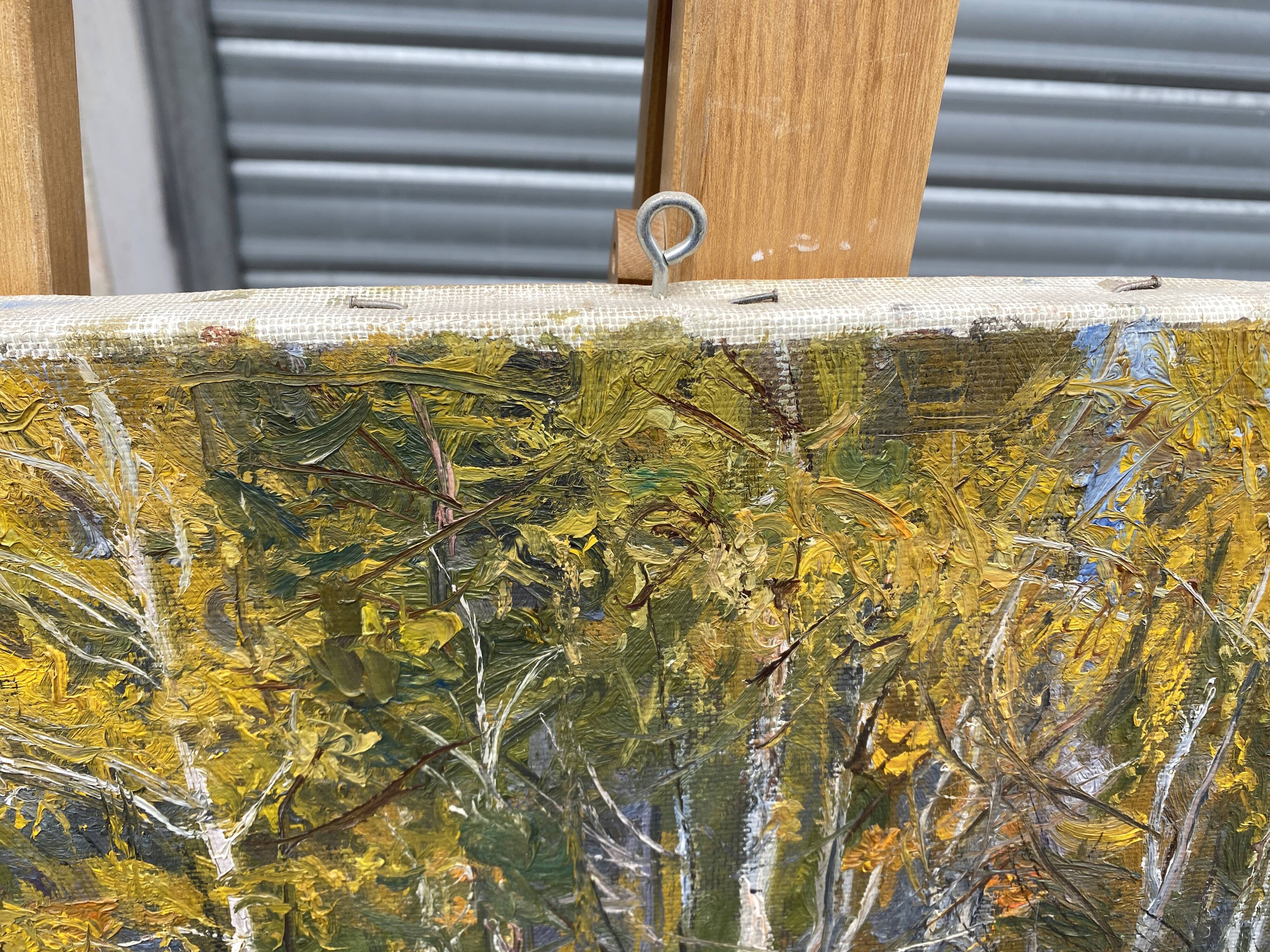 Oil on canvas, Russian school landscape