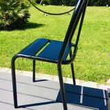 Industrial metal chair