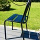 Industrial metal chair