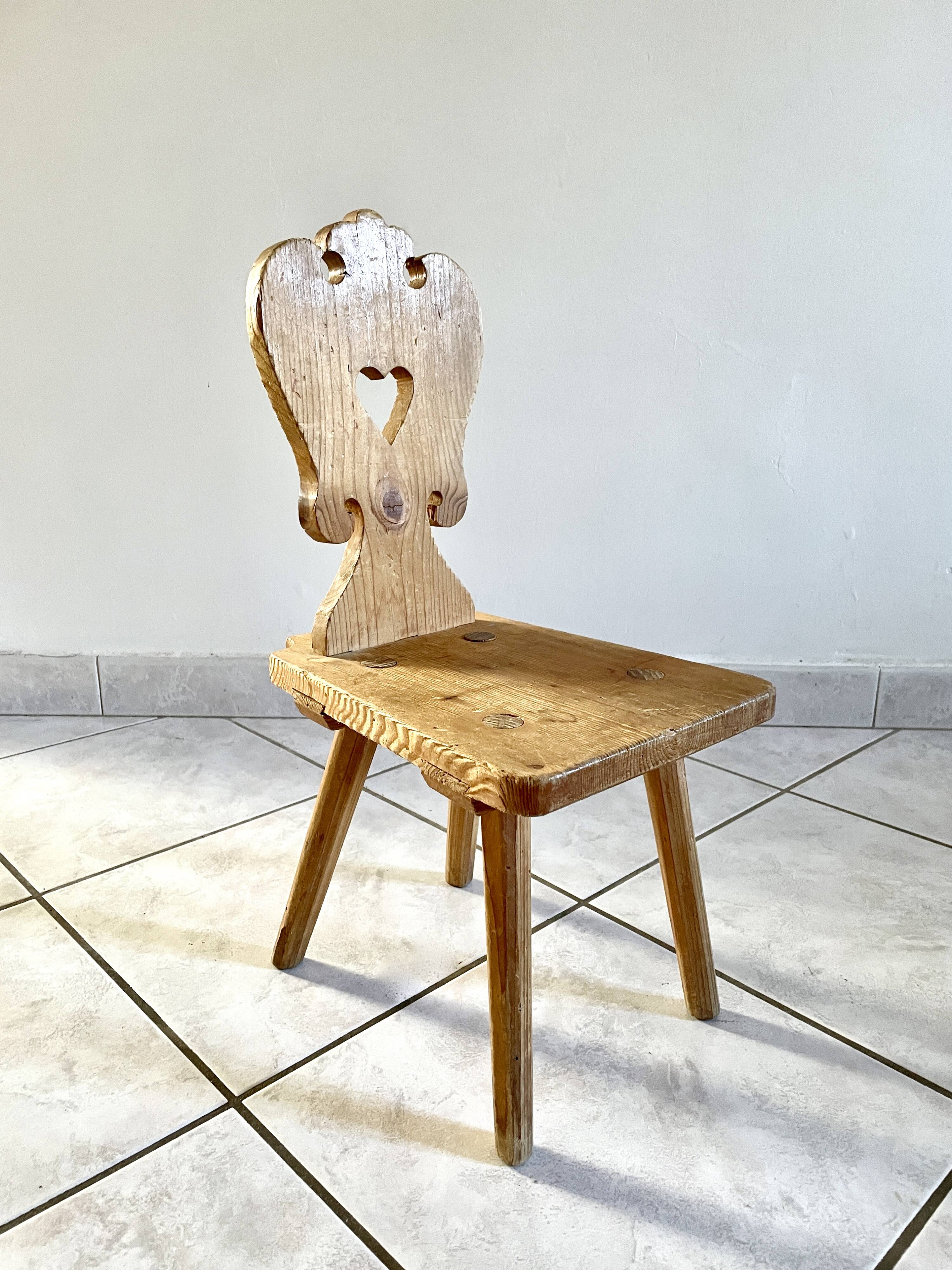 Rustic children's chair