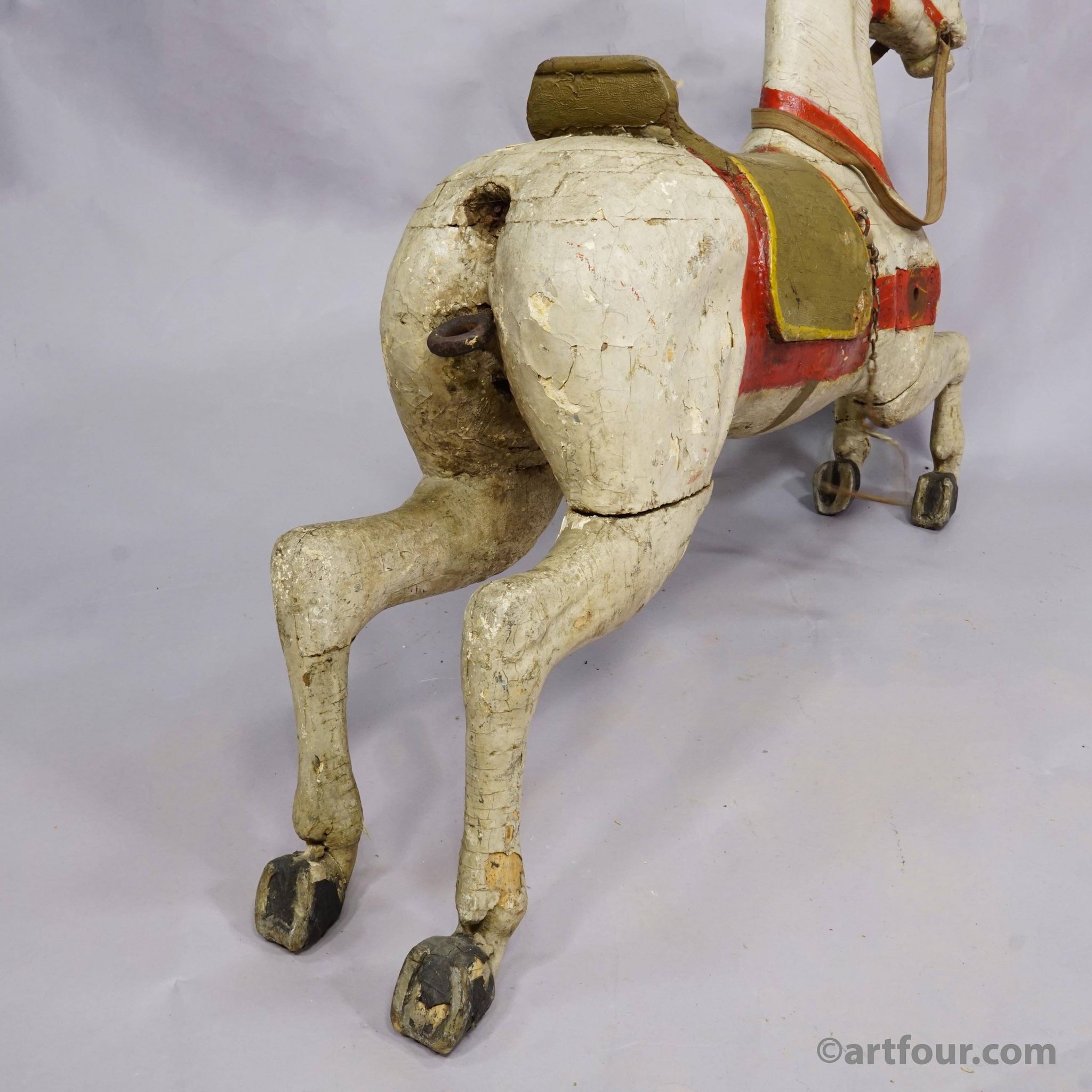 Antique children's carousel horse, Germany late 19th century