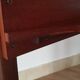 Bureau double face en teck vintage