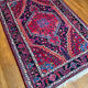Burgundy Persian rugs pink and midnight blue