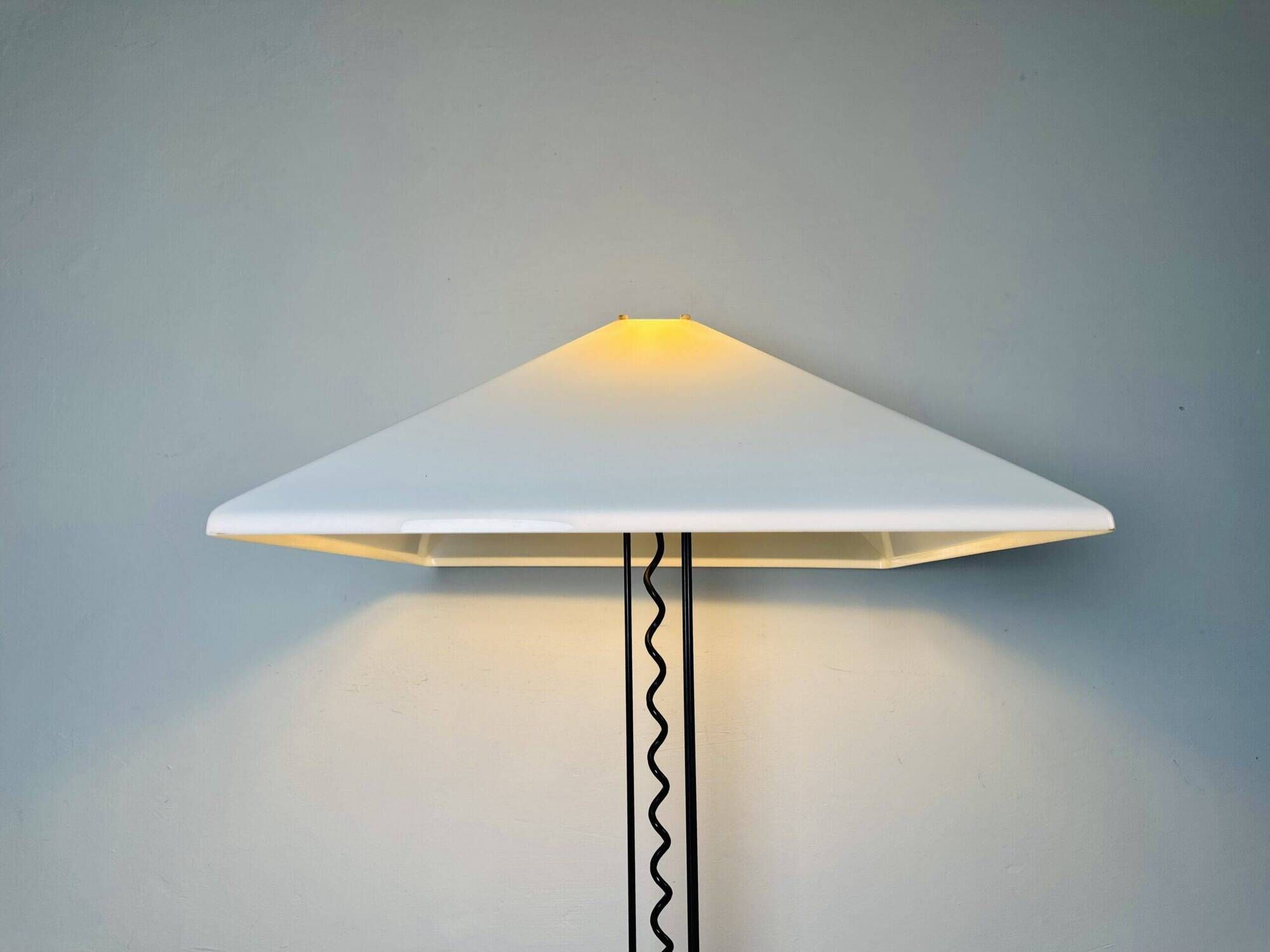 Sculptural Pyramid Floor Lamp In Acrylic By Harco Loor For Harco Loor Design, The Netherlands, 1980S