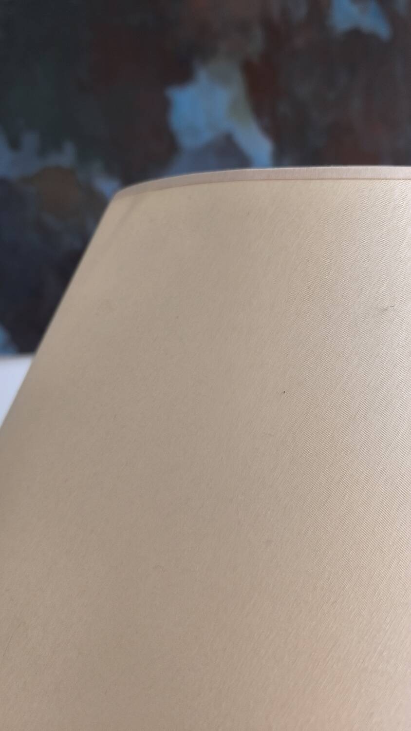 Vintage wicker table lamp