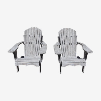 Pair of Adirondacks armchairs, Canada