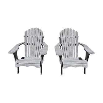 Pair of Adirondacks armchairs, Canada