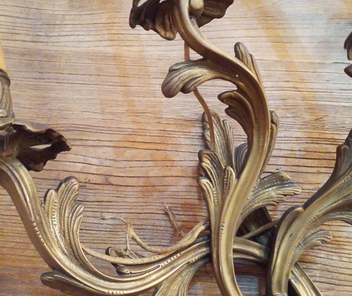 2 wall lamps Louis xv