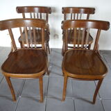 Series of 4 bistro chairs