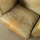Pair of vintage armchairs from the 1950s in wood and faux leather, Argentina.